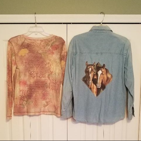 (2) Shirts for $6.00 - Picture 1 of 8